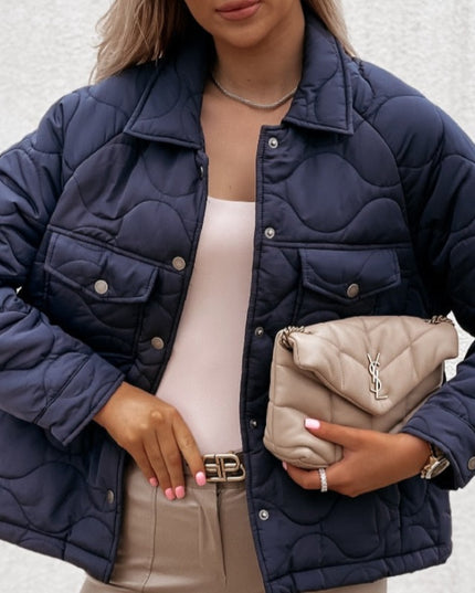 Damska kurtka przejściowa pikowana