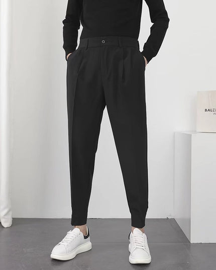 Męskie spodnie chinosy z kieszeniami