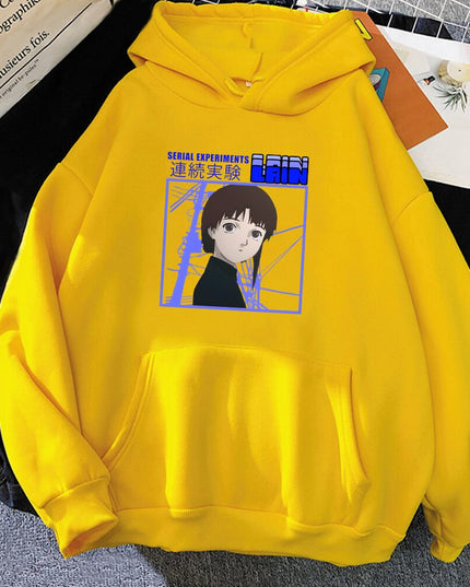 Damska bluza z nadrukiem i kapturem