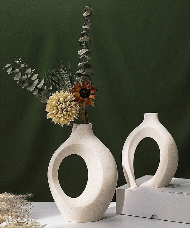 Wazon dekoracyjny oryginalny wzór 2 części