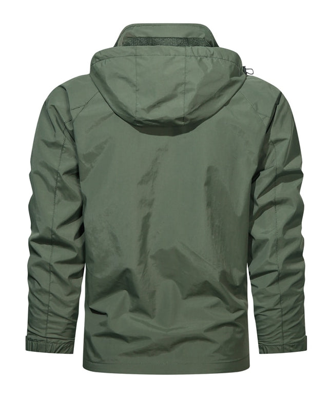 Męska kurtka przejściowa wodoodporna z kapturem