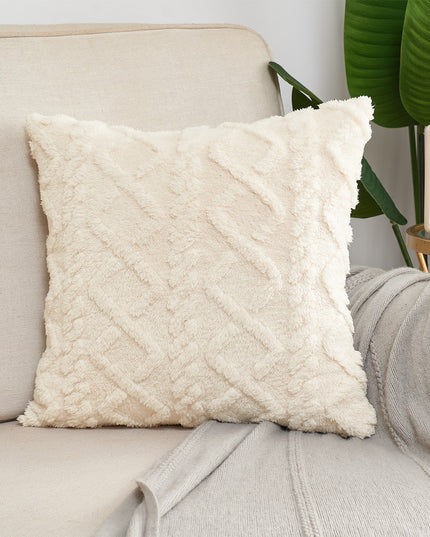 Poszewka na poduszkę z tłoczonym wzorem w pastelowych kolorach