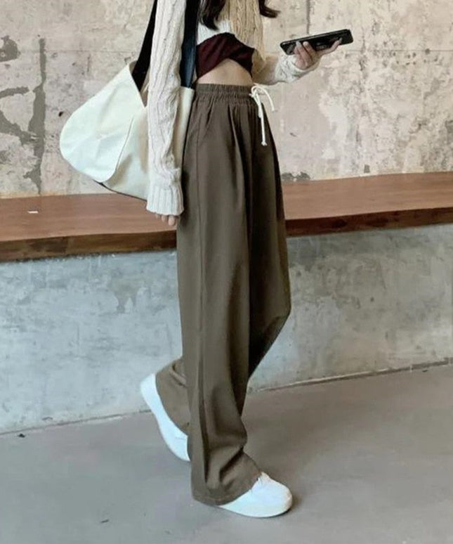 Damskie spodnie dresowe z prostymi nogawkami