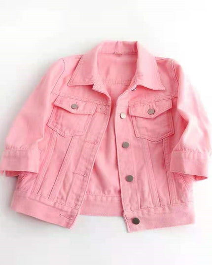 Damska kurtka jeansowa krótka o luźnym kroju