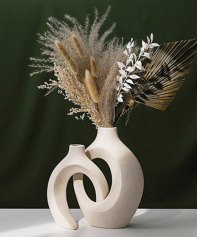 Wazon dekoracyjny oryginalny wzór 2 części