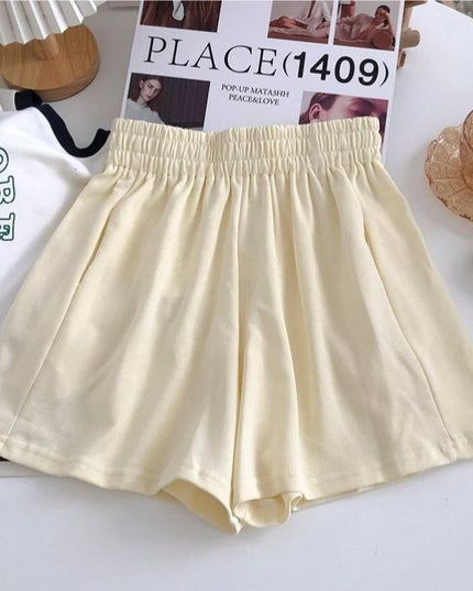 Damskie szorty o luźnym kroju z lekkiego materiału