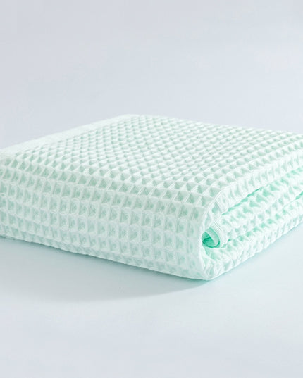 Ręcznik saunowy bawełniany struktura wafla w jasnych kolorach