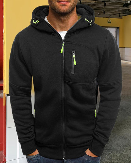 Męska bluza sportowa rozpinana z kapturem