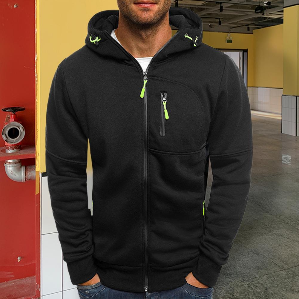 Męska bluza sportowa rozpinana z kapturem