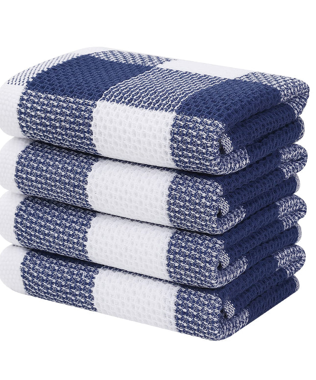 Ręcznik kuchenny bawełniany w kratkę