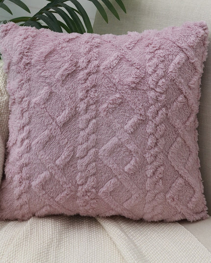 Poszewka na poduszkę z tłoczonym wzorem w pastelowych kolorach