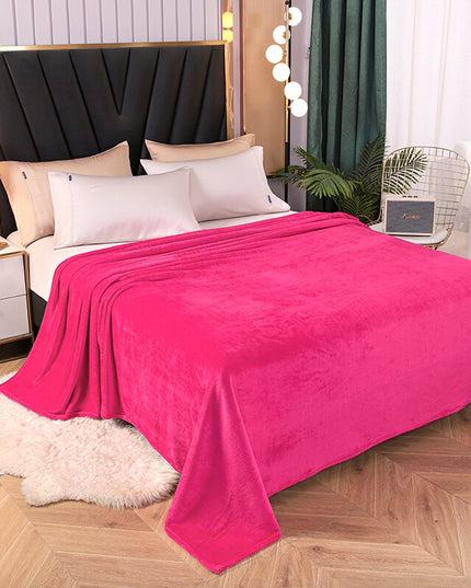 Miękki koc z krótkim włosiem