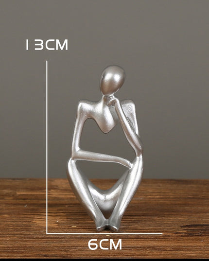 Figurka dekoracyjna postać z wycięciem minimalistyczny styl