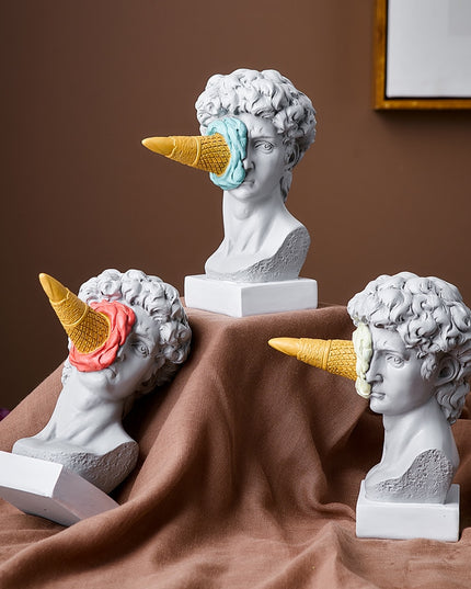 Figurka dekoracyjna posąg abstrakcyjny styl