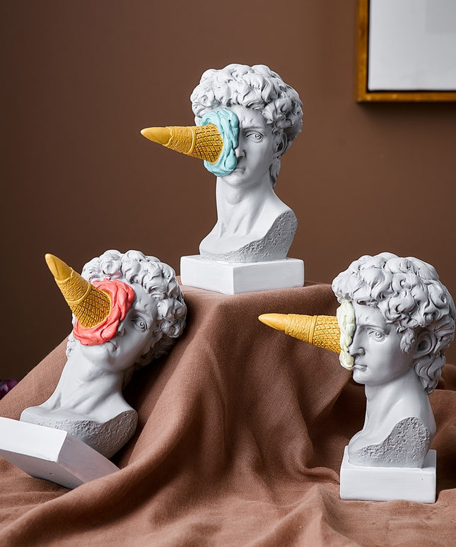 Figurka dekoracyjna posąg abstrakcyjny styl