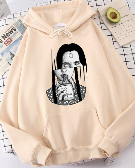 Męska bluza z kapturem z nadrukiem