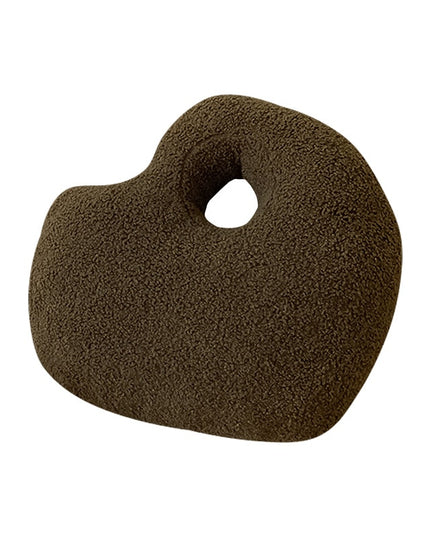 Poduszka dekoracyjna wełniana w ciepłych kolorach