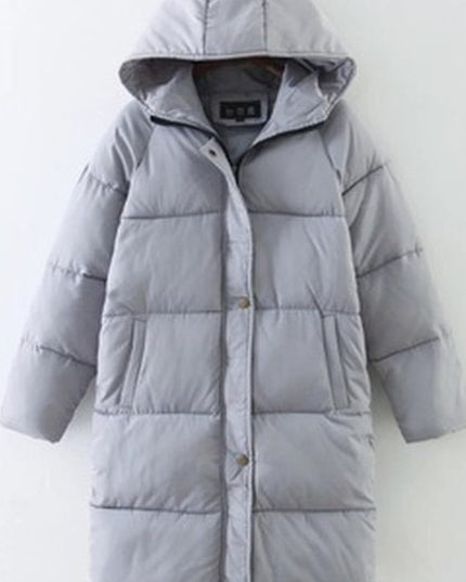 Damska klasyczna kurtka zimowa z kapturem