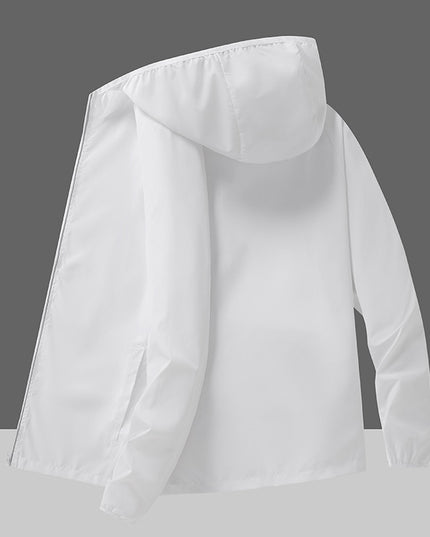 Damska kurtka przejściowa przeciwdeszczowa cienka z kapturem