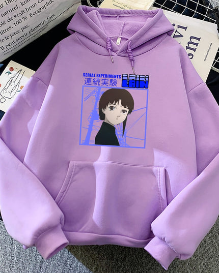 Damska bluza z nadrukiem i kapturem