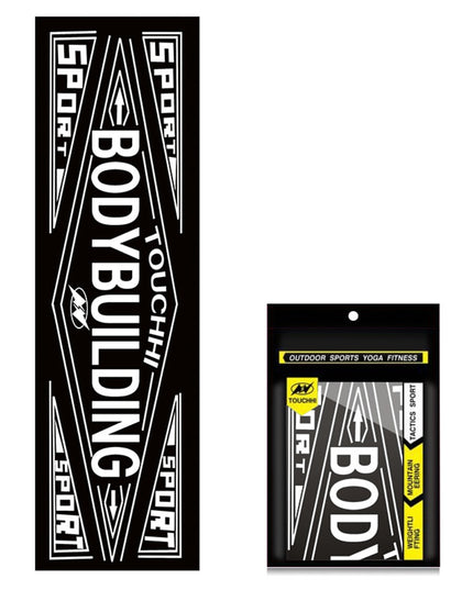 Ręcznik sportowy na siłownie z kolorowym nadrukiem