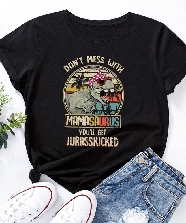 Damski T-shirt klasyczny z nadrukiem dla mamy