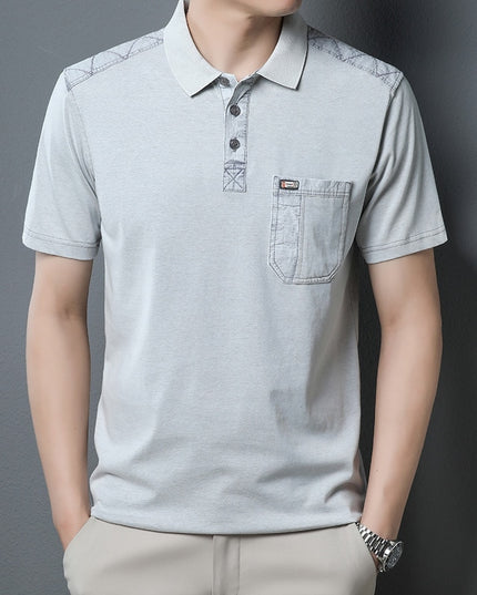 Męska koszulka polo z kieszonką