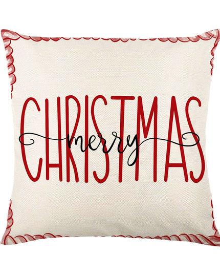 Poszewka na poduszkę ze świątecznym nadrukiem
