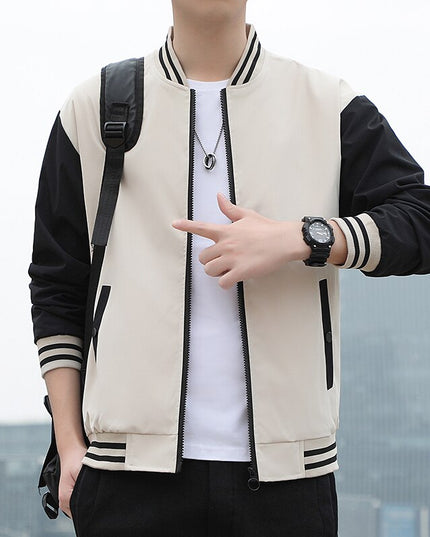 Męska kurtka przejściowa bomberka typu bejsbolówka