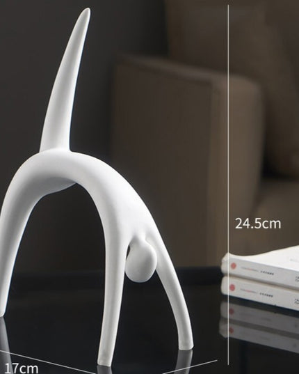 Figurka dekoracyjna postać minimalistyczny styl