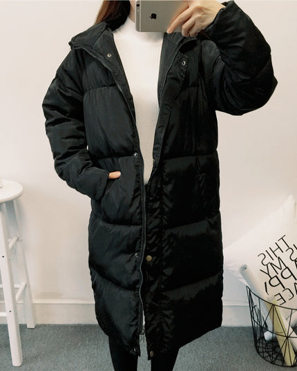 Damska klasyczna kurtka zimowa z kapturem