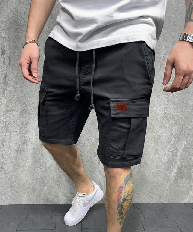Męskie szorty z kieszeniami
