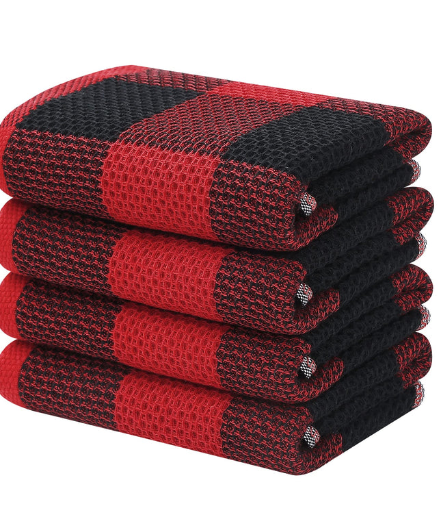 Ręcznik kuchenny bawełniany w kratkę