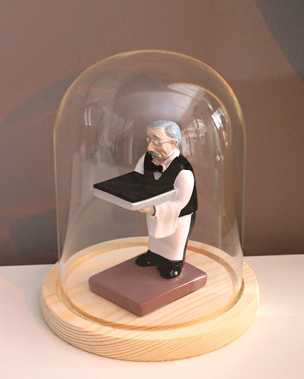 Figurka funkcjonalna podstawka na zegarek z gablotą