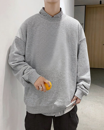 Męska klasyczna bluza bez kaptura