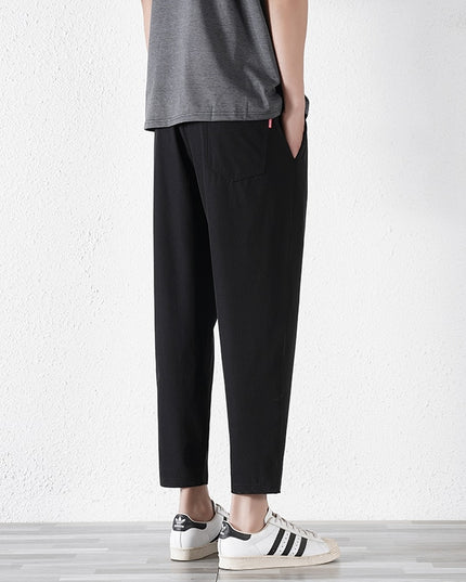 Męskie spodnie treningowe z szeroką nogawką