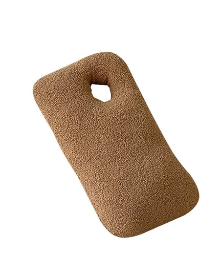 Poduszka dekoracyjna wełniana w ciepłych kolorach