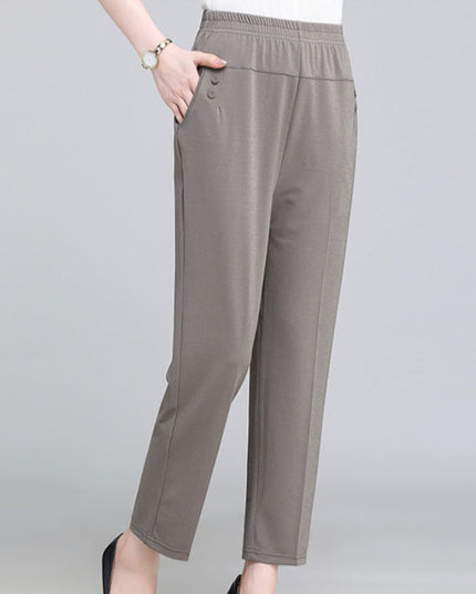 Damskie klasyczne spodnie chinosy