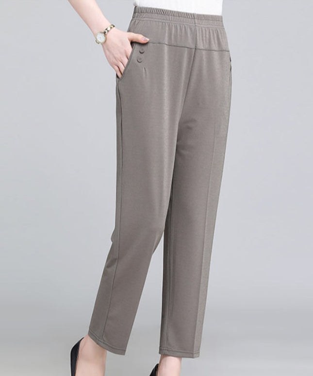 Damskie klasyczne spodnie chinosy