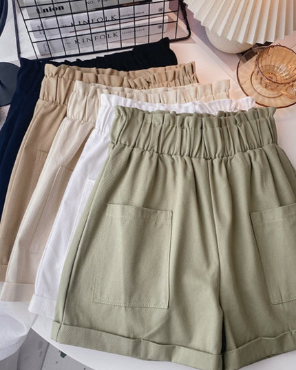 Damskie szorty z kieszeniami