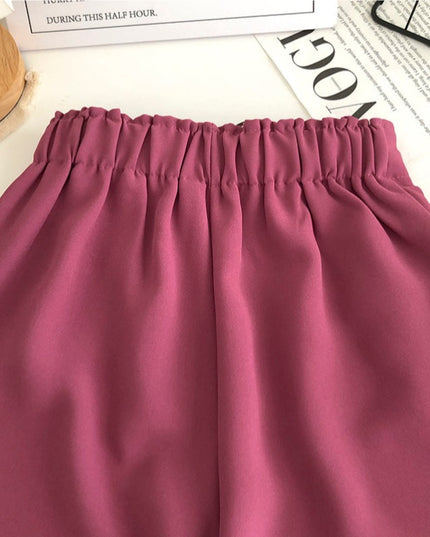 Damskie szorty elegancki z ozdobnym wiązaniem