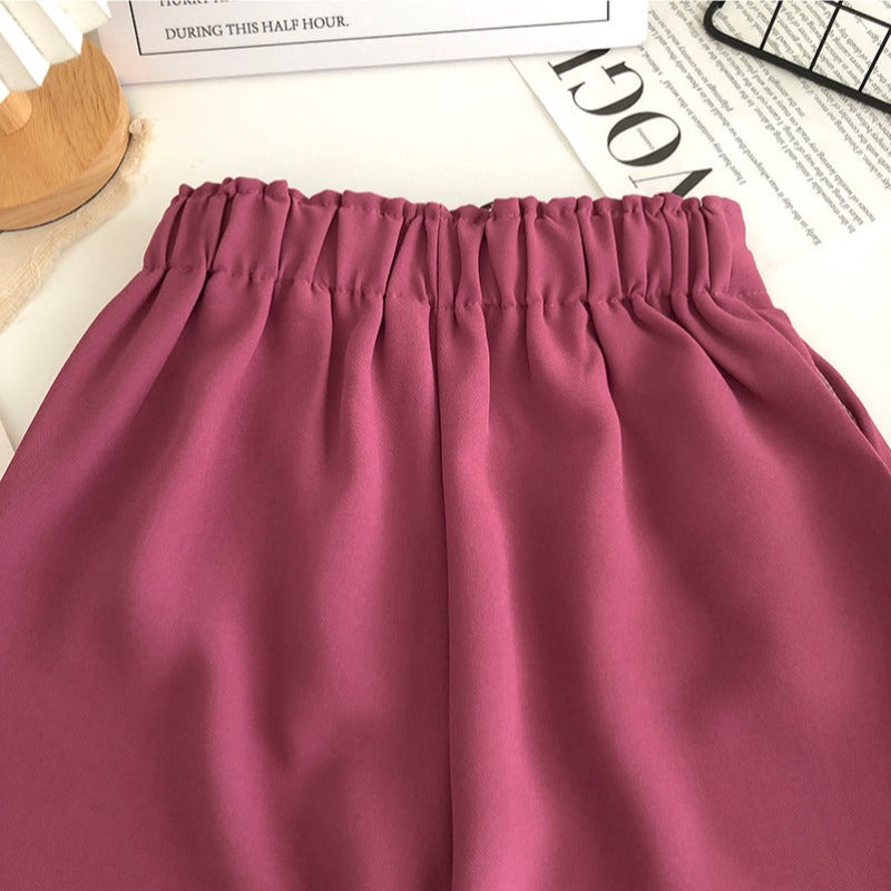 Damskie szorty elegancki z ozdobnym wiązaniem