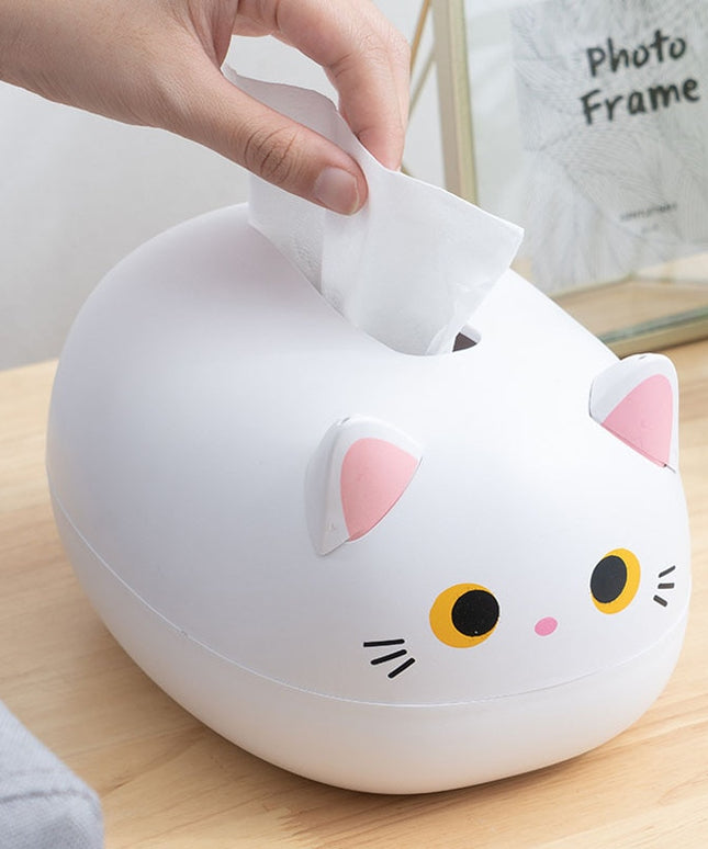 Pudełko na chusteczki w kształcie kota