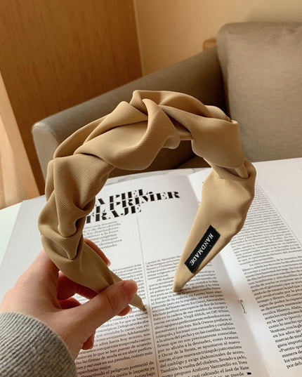 Opaska do włosów z marszczeniem