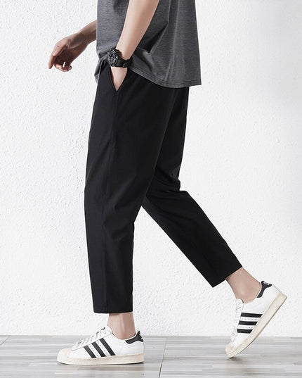 Męskie spodnie treningowe z szeroką nogawką