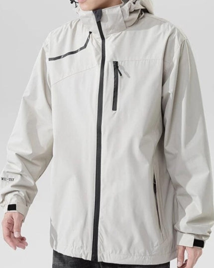 Męska kurtka przejściowa wiatrówka ze stójką