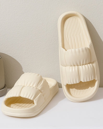 Damskie klapki z ozdobnym przodem