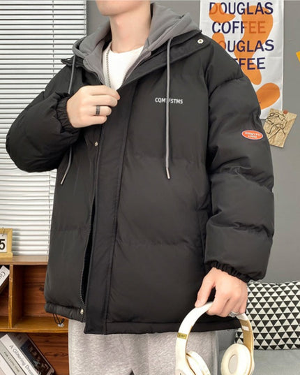 Męska kurtka zimowa pikowana z ociepleniem