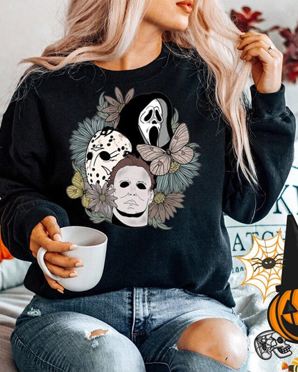 Damska bluza nierozpinana z motywem halloween