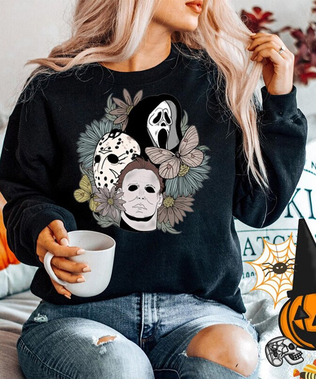 Damska bluza nierozpinana z motywem halloween